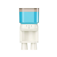 Automatic mouthwash dispenser machine pump on bathroom counter