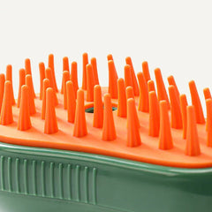 Avocado pet grooming brush on a surface
