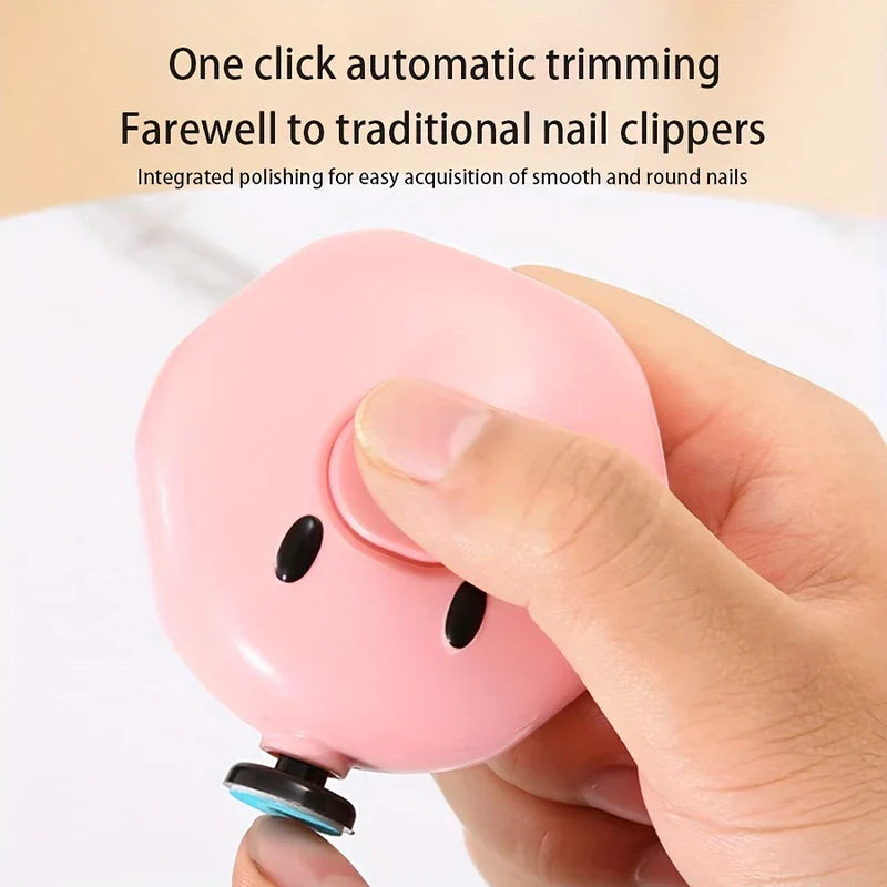 Baby Electric Nail Trimmer File Kit Safe