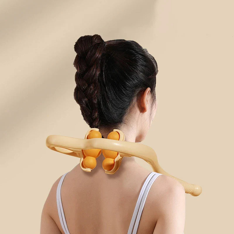 Ball Roller Neck Massager Tool
