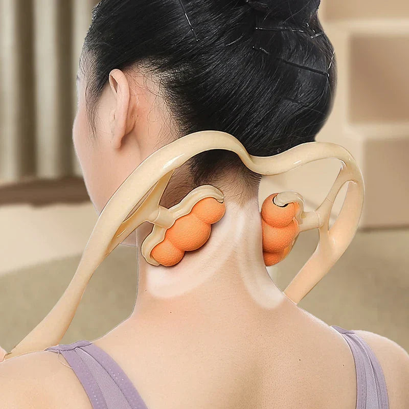 Ball Roller Neck Massager Tool