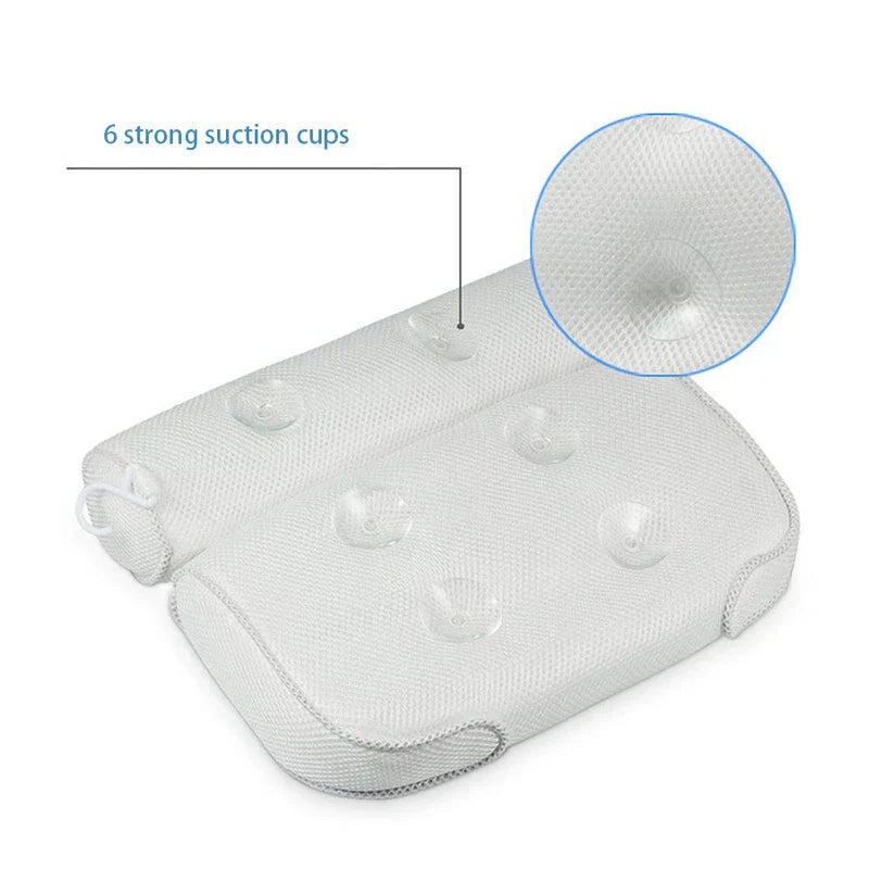 Bath Pillow Bathtub Spa Headrest Cushion