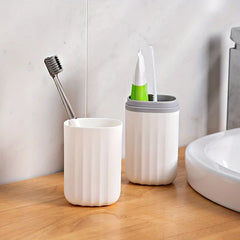 Bathroom Tumbler Cup Toothbrush Holder