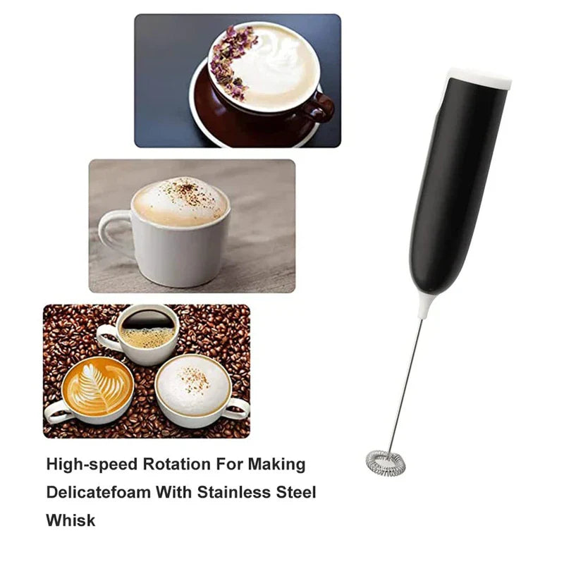 Battery Operated Drink Mixer Foaming Wand