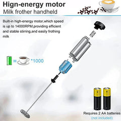 Battery Operated Drink Mixer Foaming Wand