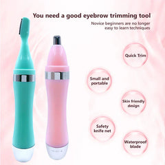 Battery Operated Electric Eyebrow Razor Trimmer