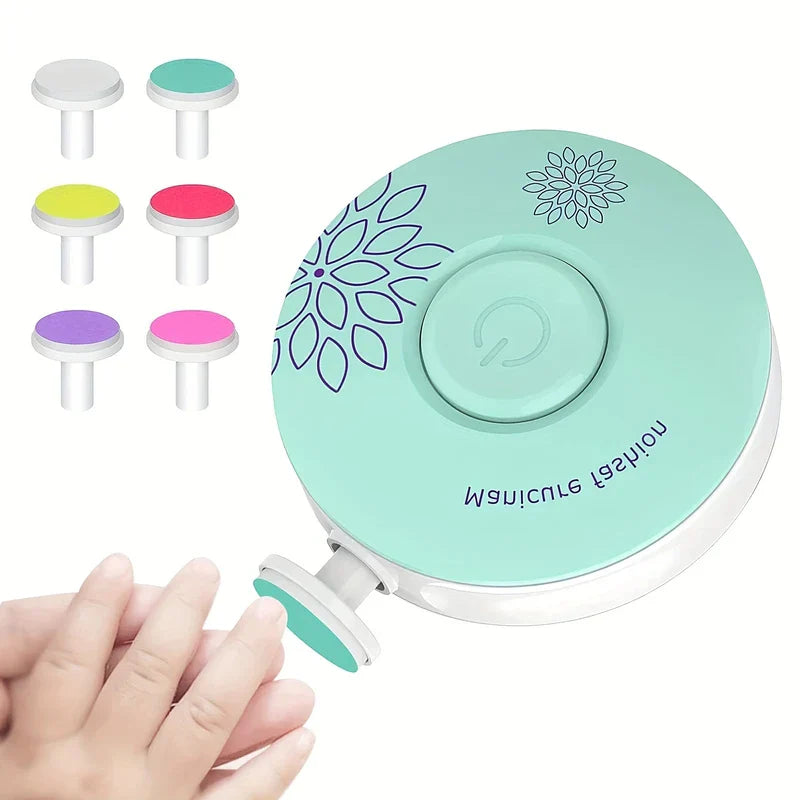 Battery Operated Electric Nail File Kit (6 Bits)