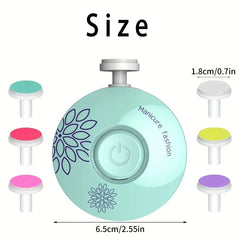 Battery Operated Electric Nail File Kit (6 Bits)