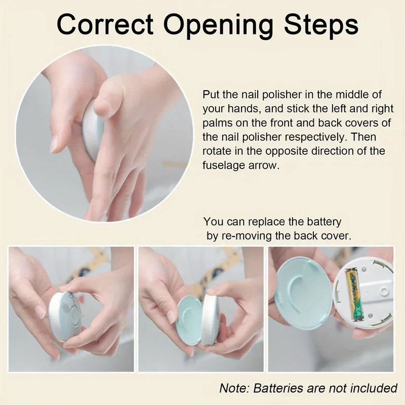 Battery Operated Electric Nail File Kit (6 Bits)