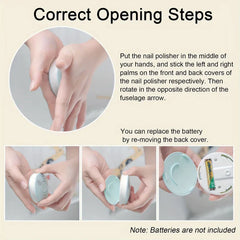 Battery Operated Electric Nail File Kit (6 Bits)