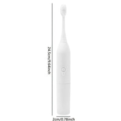 Battery Operated Electric Toothbrush Soft Bristle