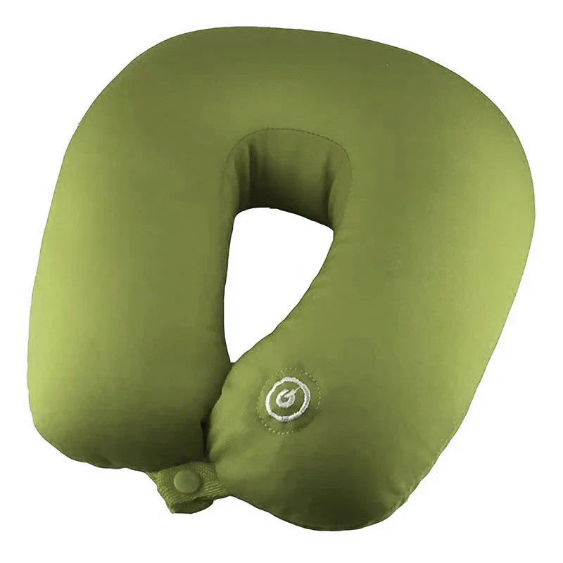 Battery Operated Electric U-Shaped Travel Massage Pillow