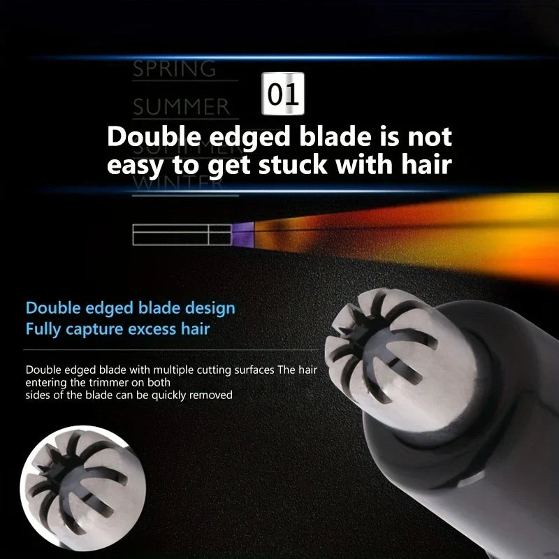 Battery Operated Nose Ear Hair Trimmer
