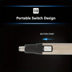 Battery Operated Nose Ear Hair Trimmer