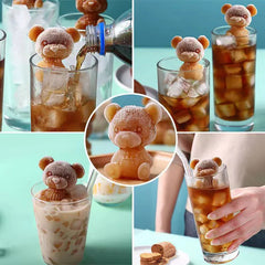 Bear Shaped Silicone Ice Cube Mold