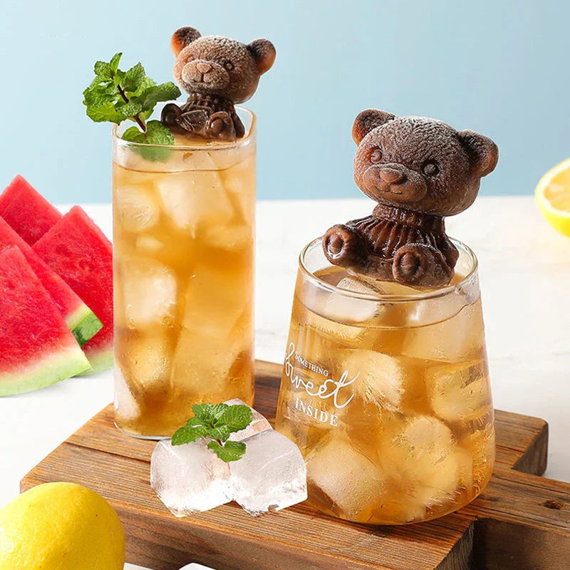 Bear Shaped Silicone Ice Cube Mold