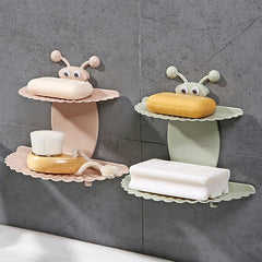 Bee Design Double Layer Soap Dish Holder