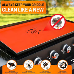 Black Silicone Baking Mat Set