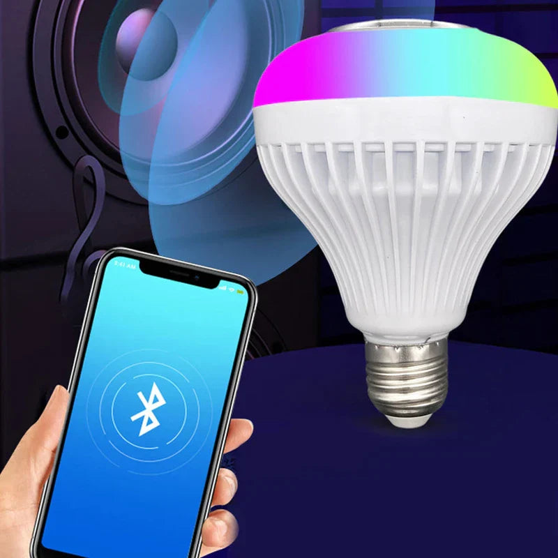 Bluetooth Speaker Led Music Light Bulb Rgb