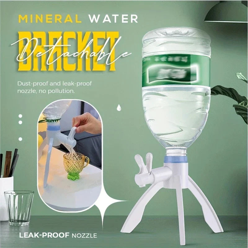 Bottled Water Jug Stand With Dispenser Valve Cradle