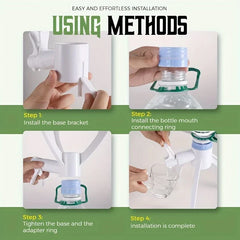 Bottled Water Jug Stand With Dispenser Valve Cradle