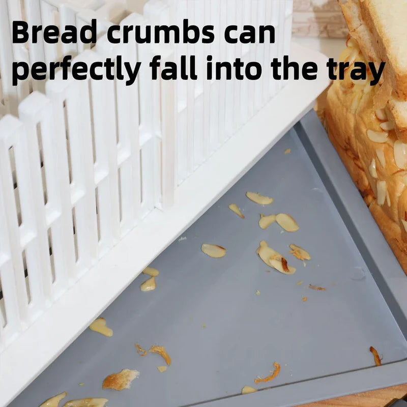 Bread Slicer Guide Adjustable Thickness Loaf Cutter