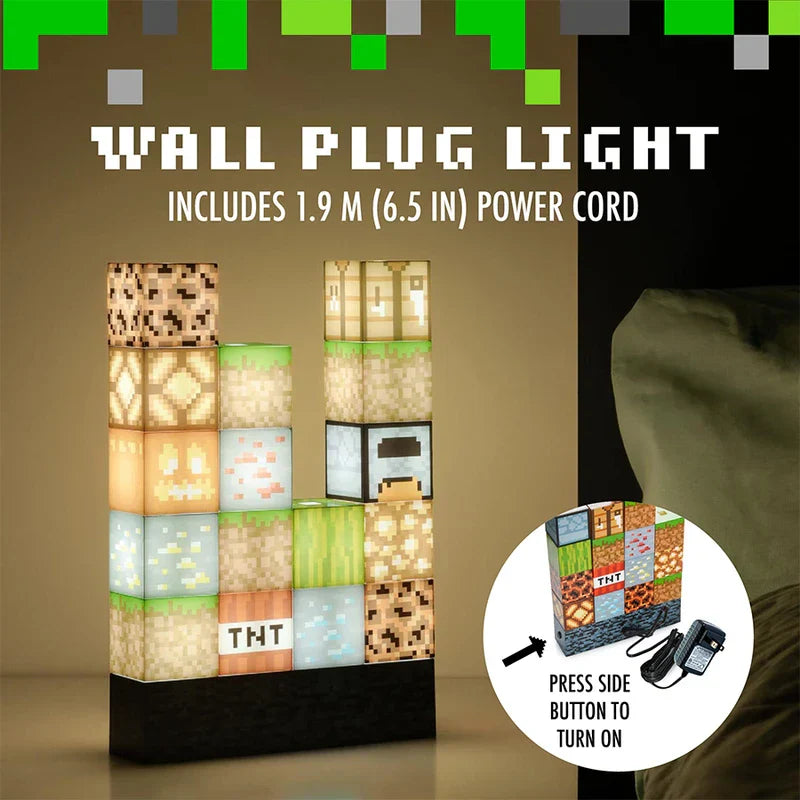 Building Block Style Led Night Light Lamp