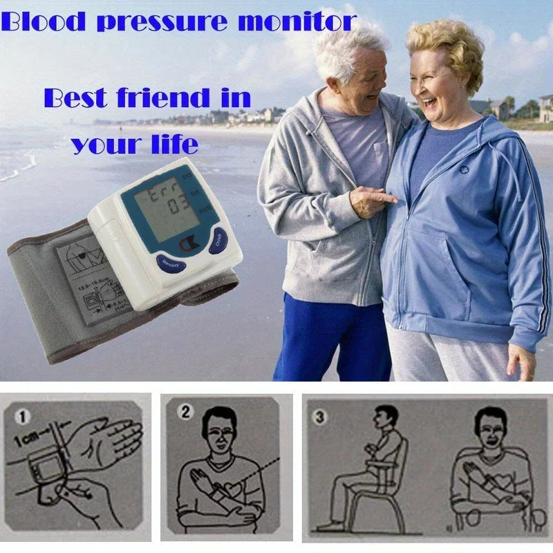 CE Certified Wrist Blood Pressure Monitor