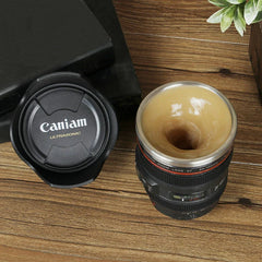 Camera Lens Self-Stirring Mug (Usb Rechargeable)