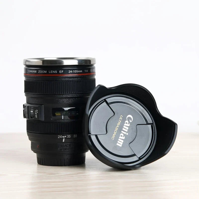 Camera Lens Self-Stirring Mug (Usb Rechargeable)