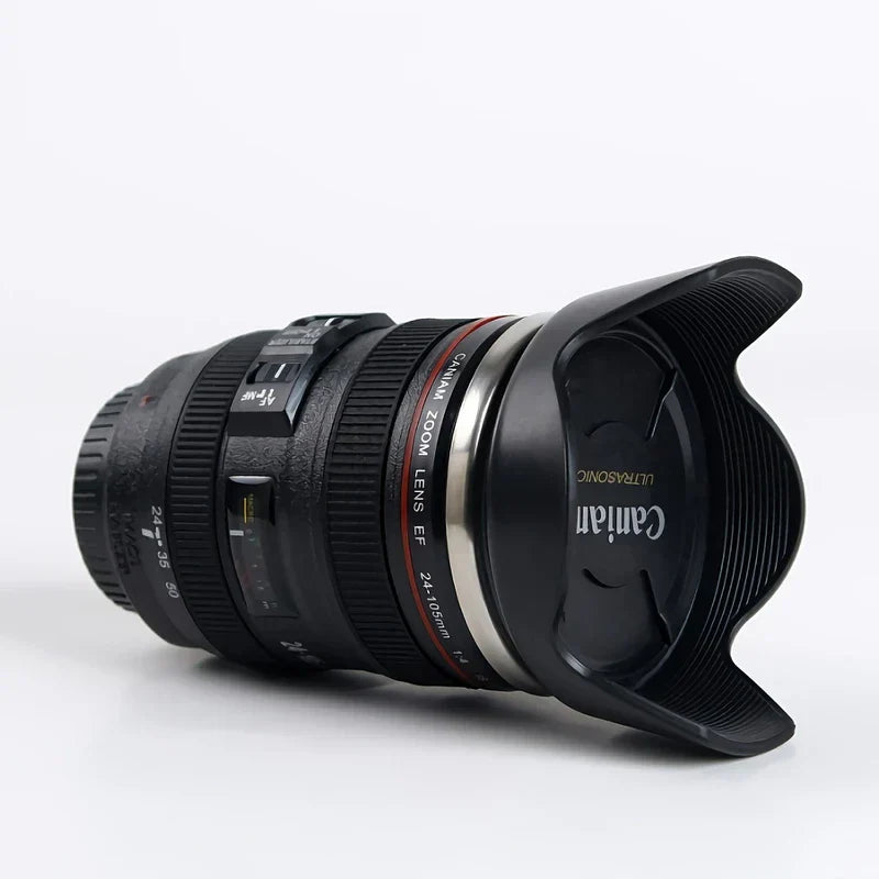 Camera Lens Self-Stirring Mug (Usb Rechargeable)