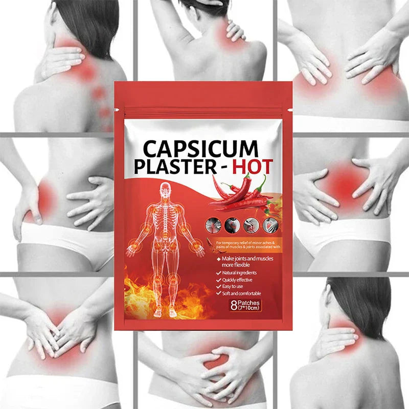 Capsicum Heat Patch Pain Relief Plaster