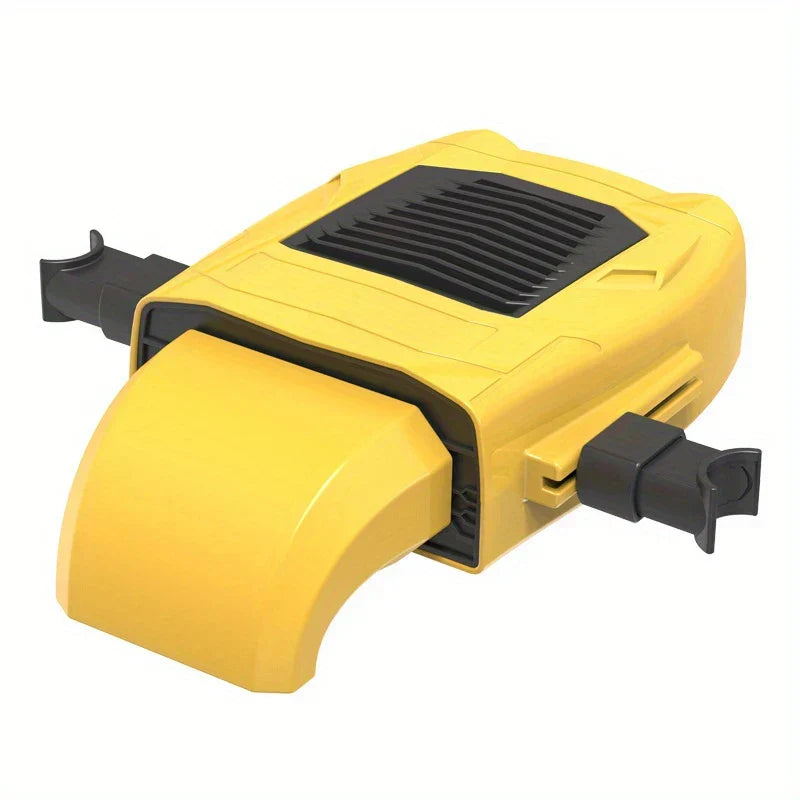 Car air vent clip on cooling fan mounted on a car vent