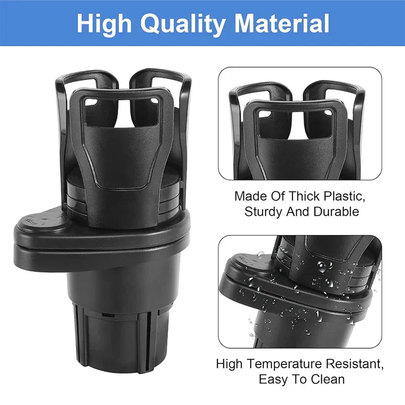 Car Cup Holder Expander Adapter Multifunctional