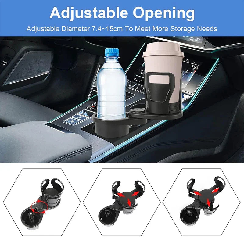 Car Cup Holder Expander Adapter Multifunctional