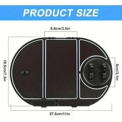 Multifunctional car anti-slip mat product size dimensions, 27.5cm wide 18.5cm tall