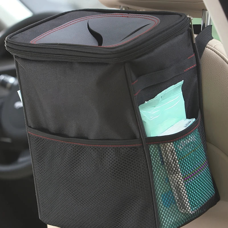 Car Foldable Waterproof Trash Bin Bag Organizer