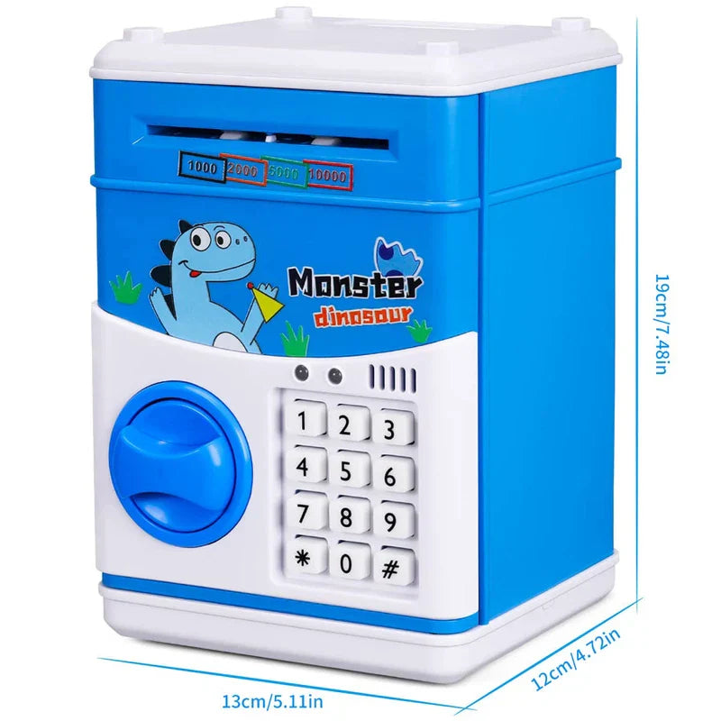 Cartoon Piggy Bank Money Saving Box Coin Jar