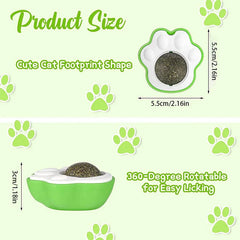 Cat Claw Catnip Ball Toy Wall Mount