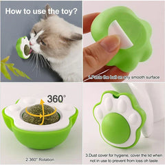 Cat Claw Catnip Ball Toy Wall Mount
