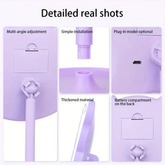 Cat Ear Led Makeup Mirror With Drawer