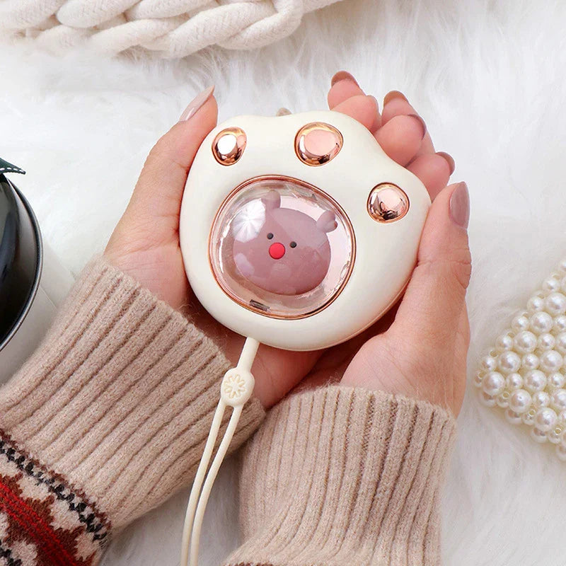Cat Paw Design Rechargeable Hand Warmer Pocket Heater