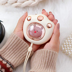 Cat Paw Design Rechargeable Hand Warmer Pocket Heater