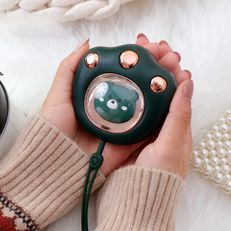 Cat Paw Design Rechargeable Hand Warmer Pocket Heater