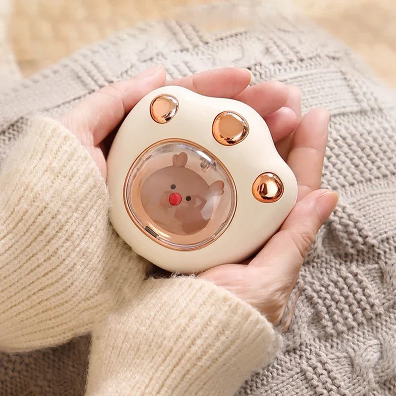 Cat Paw Design Rechargeable Hand Warmer Pocket Heater