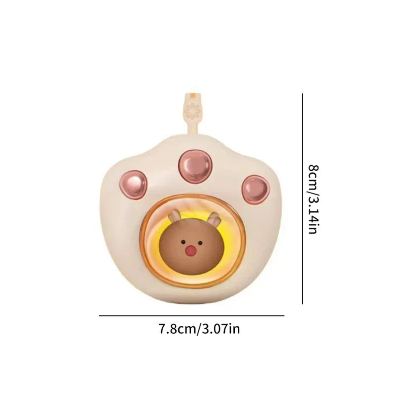 Cat Paw Design Rechargeable Hand Warmer Pocket Heater