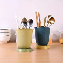 Ceramic Chopstick Holder Utensil Drainer Caddy