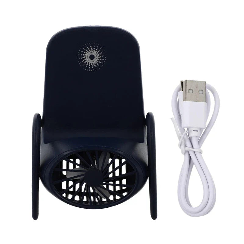 Soporte con abrazadera para teléfono y tableta sosteniendo una tableta en el borde de un escritorio