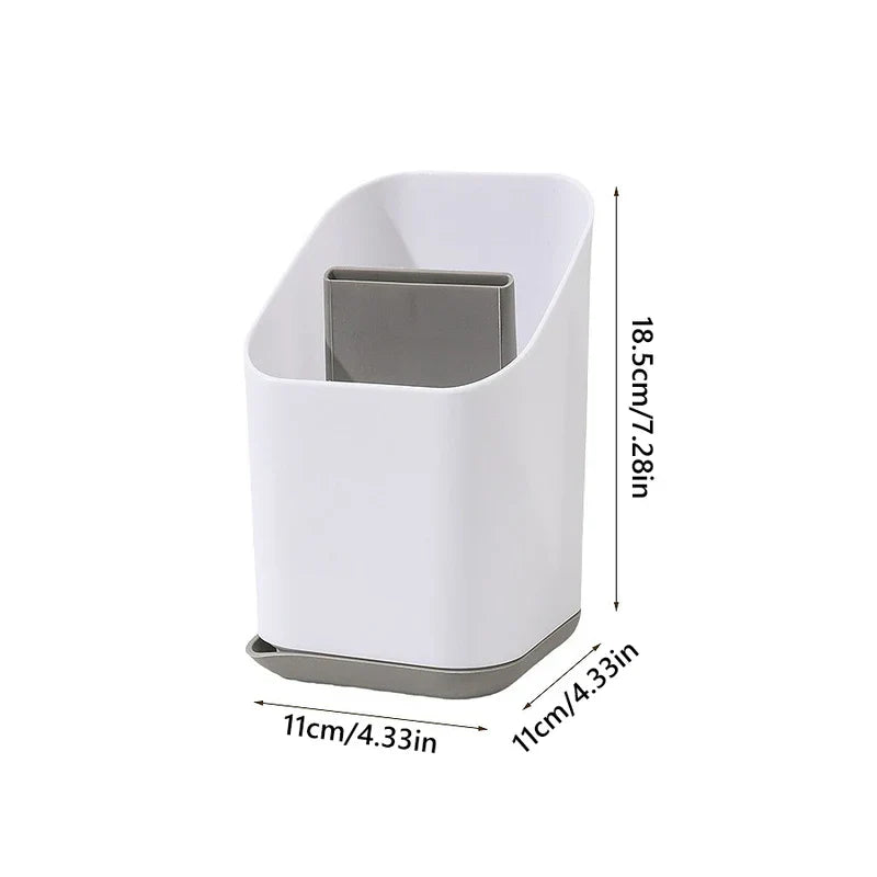 Chopstick Utensil Holder Drainer Caddy Basket