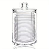 Clear Acrylic Cotton Swab Ball Pad Holder Organizer